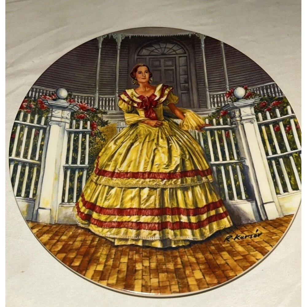 Melanie ~ Gone With The Wind ~ Knowles Limited Edition Plate COA Box & Booklet